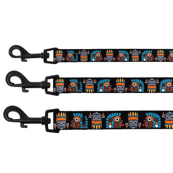 Повідець для Собак Bronzedog Urban Маска нейлоновий Чорний S brks60/1395/Т фото