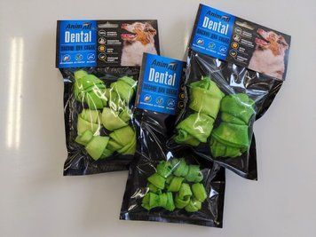 AnimAll Dental кістка мюнхенська вузлова №5 зі спіруліною, 10-12 см 10 од. tplx169783 фото