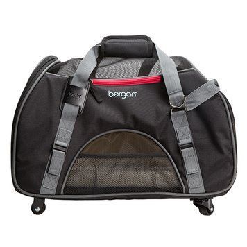 Bergan Wheeled Comfort Carrier БЕРГАН ВІЛД КОМФОРТ сумка перенесення на колесах для собак та котів spc879213009240 фото