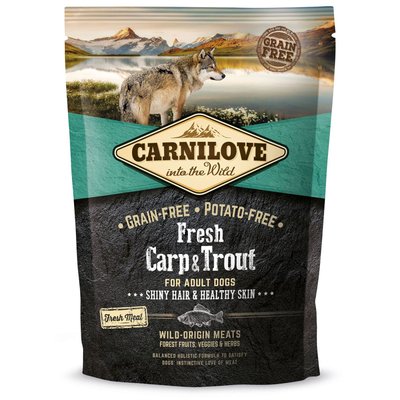 Carnilove Fresh Carp and Trout for Adult dogs 1,5 kg (д/дорослих собак з коропом та фореллю) 1111153665 фото