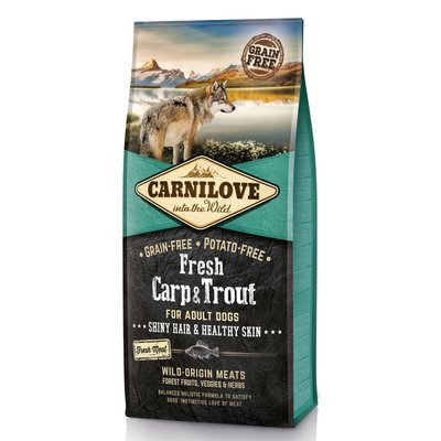 Carnilove Fresh Carp and Trout for Adult dogs 12 kg (д/дорослих собак з коропом та фореллю) 1111153666 фото