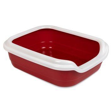 Туалет для кішок Comfort M 41х30х13.5, бордо szrPR241736 фото