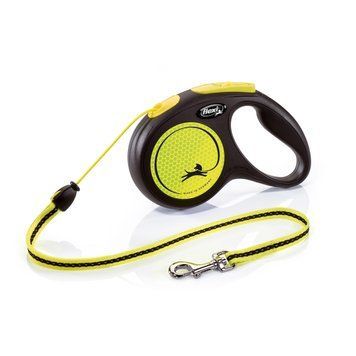 Рулетка NEON M 5m/20kg (трос) чорна/жовта FL 025222 фото