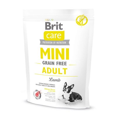 Brit Care GF Mini Adult 0,4 kg Lamb (д/собак малих порід) ягня 1111148813 фото