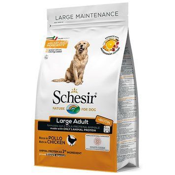 Schesir Dog Large Adult Chicken ШЕЗИР ДОРОСТИЙ ВЕЛИКИХ КУРКА сухий монопротеїновий корм для собак великих порід 8005852162100 фото