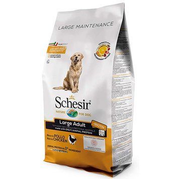 Schesir Dog Large Adult Chicken ШЕЗИР ДОРОСТИЙ ВЕЛИКИХ КУРКА сухий монопротеїновий корм для собак великих порід 8005852163100 фото
