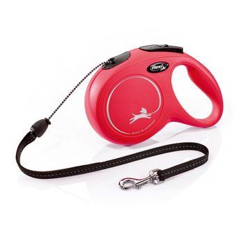Рулетка NEW CLASSIC М 8m/20kg (трос) червона 11813 RED Flexi фото
