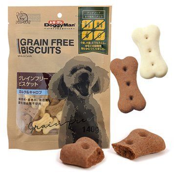 DoggyMan Biscuits Milk&Carob ДОГГІМЕН БИСКВІТ МОЛОКО&КЕРОБ беззернове печиво, ласощі для собак spc4976555823500 фото