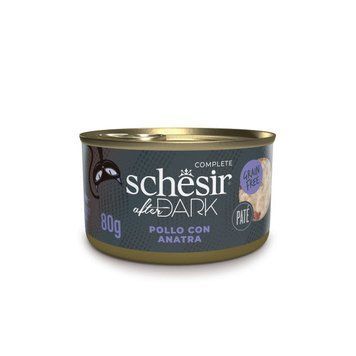 Schesir After Dark курка з качкою пате консерва 80г 80058525399468 фото