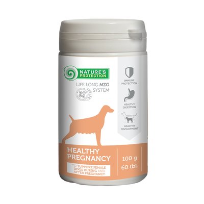 Харчова добавка для підтримки здоров'я собак у період вагітності та лактації Nature's Protection Healthy Pregnancy, 60 табл. CAN451258 фото