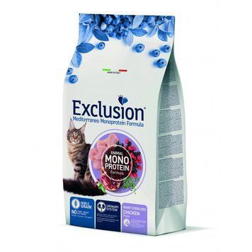 Exclusion Giant Sterilized Chicken корм для стерилізованих котів великих порід з куркою 1,5 кг 8011259003829 фото