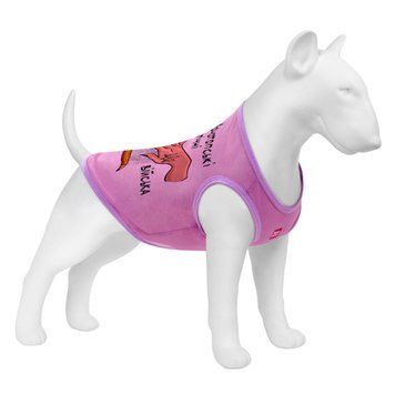 Майка для собак WAUDOG Clothes малюнок "Конотопські магічні війська", сітка, M, B 38-41 см, C 20-23 см рожевий clr302-0232-7 фото