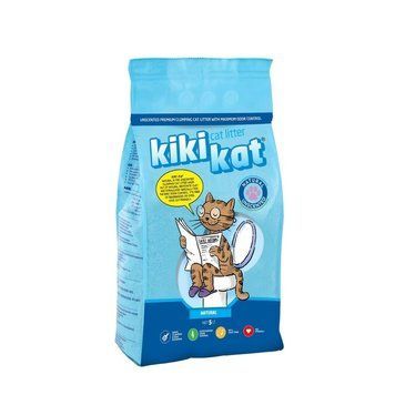 Бентонітовий наповнювач KikiKat для котячого туалету без аромату, 5 L БК-5 фото