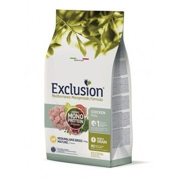 Exclusion Mature Chicken Medium&Large Breed корм для дорослих собак середніх та великих порід з куркою 3 кг 8011259003188 фото