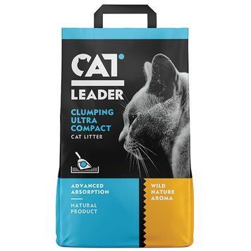 Cat Leader Clumping Wild Nature КЕТ ЛІДЕР АРОМАТ ДИКОЇ ПРИРОДИ ультракомкующийся наповнювач у котячий туалет spc2100049527000 фото