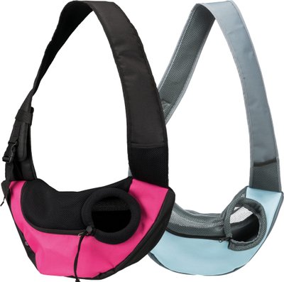 Сумка-переноска Sling Front Bag, 50*25*18 см, текстиль, рожева/чорна 1111150271 фото