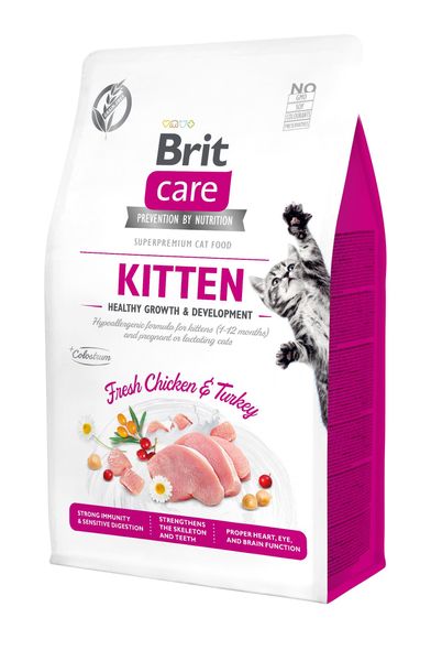 Brit Care Cat GF Kitten HGrowth and Development, 0,4 кг (здоровий ріст та розвиток) 1111162350 фото