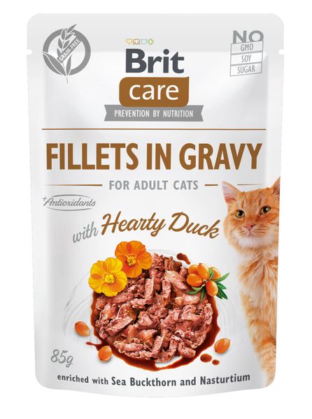 Brit Care Cat pouch 85g філе в соусі з качкою 1111162662 фото