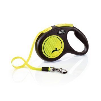 Рулетка NEON M 5m (стрічка) чорна/жовта FL 031704 фото