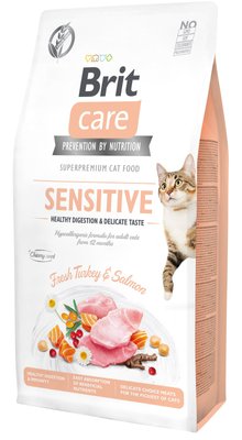 Brit Care Cat GF Sensitive HDigestion and Delicate Taste, 7кг (д/вибагливих кішок) 1111162351 фото