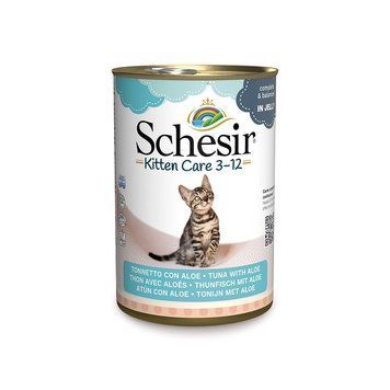 Schesir Філе тунця з алое для кошенят у желе 140 г у банці schsr_110308 фото