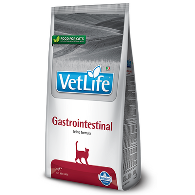 Фарміна кет сух Vet Life Gastrointestinal дієт. харчування, при захворюванні ШКТ, 2 кг 25340 160386 фото