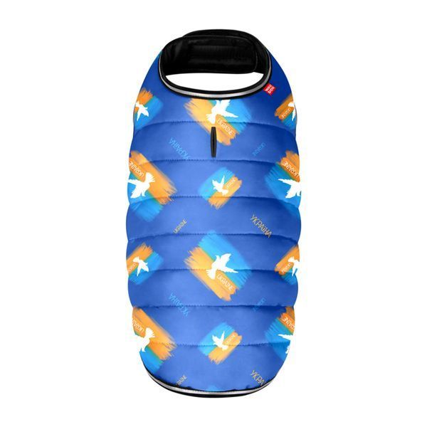 Курточка-накидка для собак WAUDOG Clothes, малюнок "Прапор", XS, А 26 см, B 33-41 см, С 18-26 см clr502-0229 фото