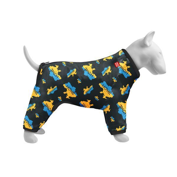 Вітровка для собак WAUDOG Clothes ,малюнок "Дім", M47, В 69-72 см, С 47-50 см clr5347-0230 фото