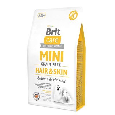 Brit Care GF Mini Hair and Skin 2 kg (д/собак малих порід) здорова шкіра та вовна 1111148824 фото