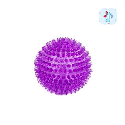 AGrizZzly 9987 Іграшка Колючий м'яч, фіолетова (8,4 см) 159805 фото