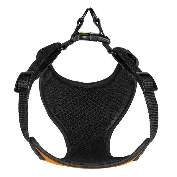 Шлея для Собак Дрібних Порід BronzeDog Sport Неопрен 3D Сітка Помаранчева XS brks7304Б/Т фото