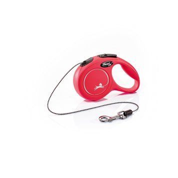 Рулетка NEW CLASSIC CAT XS 3m (трос) червона Cat RED Flexi фото