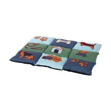 Матрац Patchwork 80*55см блакитний/зелений з собачками szr37069 фото
