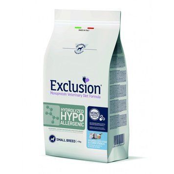 Exclusion Hydrolyzed Hypoallergenic Small Breed із гідролізованою рибою для малих порід собак із харчовою алергією 2 кг 8011259003959 фото