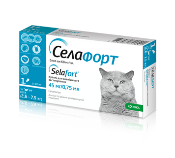 Селафорт спот он, розч..1х45 0,75мл (для котів) 149256 фото