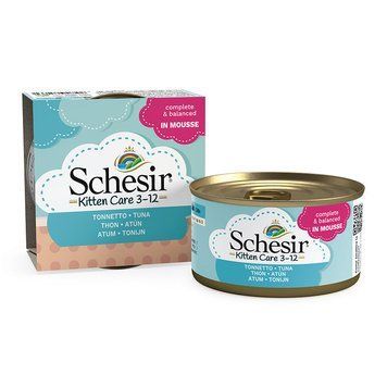 Schesir Тунець у мусі для кошенят 85 г у банці schsr_110312 фото