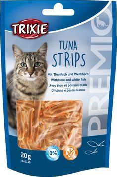Ласощі д/котів. PREMIO Tuna Strips смужки тунця 20г szr42746 фото