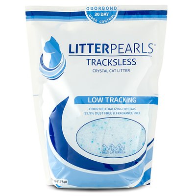 Litter Pearls TrackLess ЛІТТЕР ПЕРЛС ТРАКЛЕС кварцовий силікагелевий наповнювач для туалетів котів 633843300380 фото