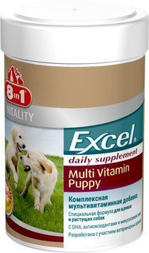 Excel Multi Vit-Puppy 100таб/185ml 8in1 szr660433/108634 фото
