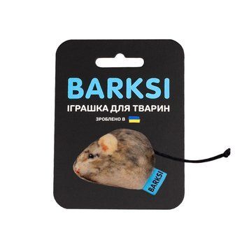 Іграшка для Котів Barksi Мала Мишка з дзвіночком XS 3346 фото