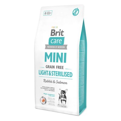 Brit Care GF Mini Light and Sterilised 7 kg (д/собак малих порід) контроль ваги 1111148829 фото