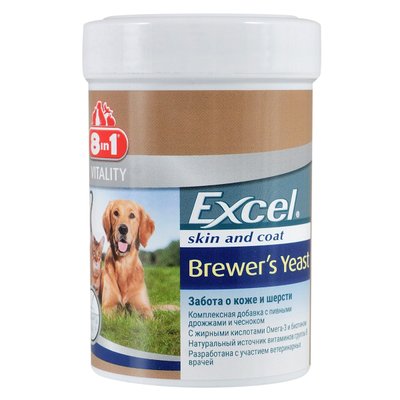 Excel Brewers Yeast д/соб. та котів 260таб/185ml 8in1 1111131781 фото