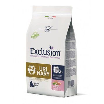 Exclusion Urinary (Урінарі) зі свининою, горохом та рисом для котів із сечокам'яною хворобою 1,5 кг 8011259004215 фото