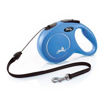 Рулетка NEW CLASSIC М 8m/20kg (трос) синя 11812 BLUE Flexi фото