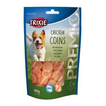 Ласощі д/соб. PREMIO Chicken Coins курка. монетки 100гр szr31531 фото