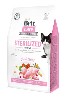 Brit Care Cat GF Sterilized Sensitive, 0,4 кг (чутливе травлення д/стерилізованих) 1111162359 фото