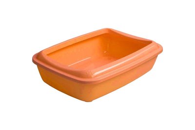 Туалет під наповнювач Анімал помаранчевий з лопаткою CNR-106 (50х37х13,5 см) 164149 фото