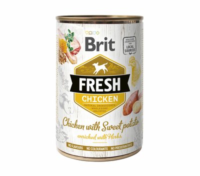 Brit Fresh Chicken/Sweet Potato k 400g курка,батат д/собак 1111153753 фото
