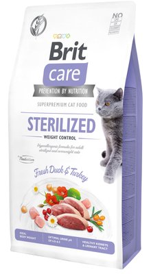 Brit Care Cat GF Sterilized Weight Control, 7кг (контроль ваги д/стерилізованих) 1111162360 фото