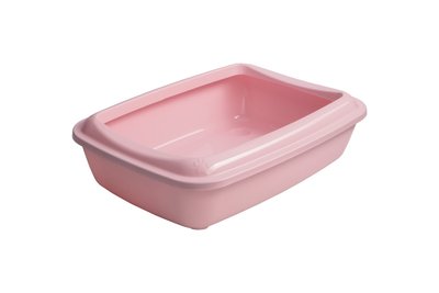 Туалет під наповнювач Анімал рожевий з лопаткою CNR-106 (50х37х13,5 см) 164151 фото